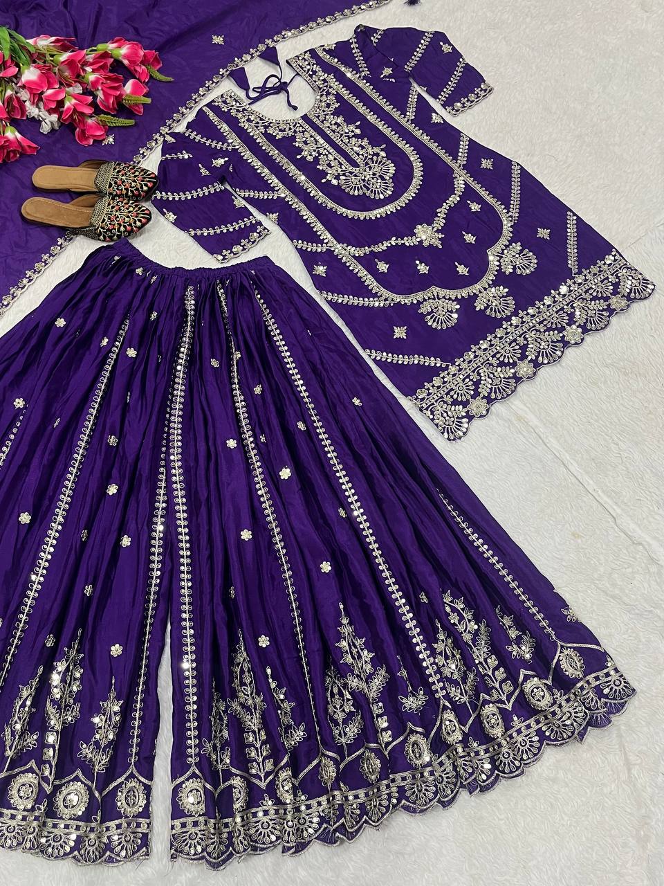 The Rani Pink Ceremonial Heritage Gharara